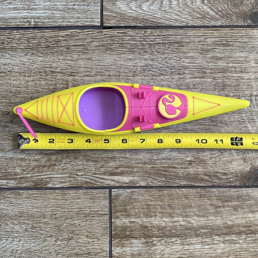 Barbie Doll Canoe 2013 Mattel No Paddles - Picture 6 of 6